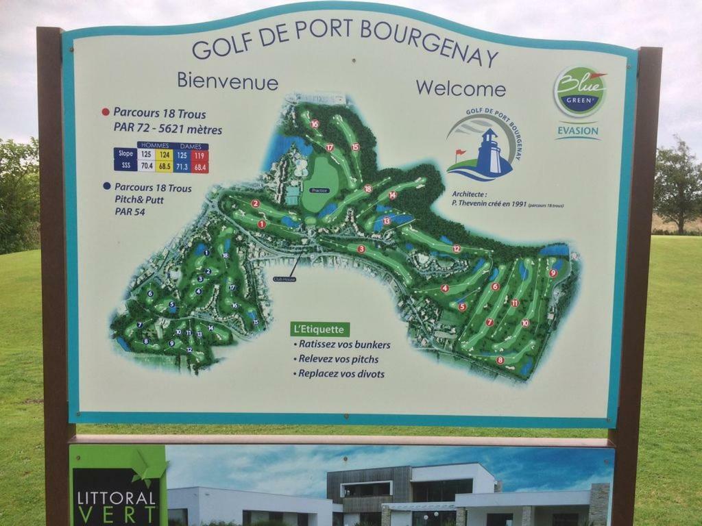 Appartement 2 Pieces Port-Bourgenay 31M2 - Acces Piscine Inclus Talmont-Saint-Hilaire Eksteriør billede